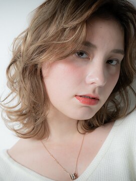 カバーヘア ブリス 川口(COVER HAIR bliss) センターパート外国人風フレンチカジュアルw川口20代30代40代