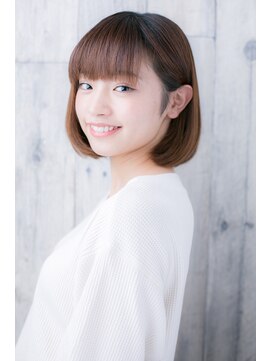 エヌアンドエー 杉戸高野台店(N&A) 小顔ボブ×マロンベージュ