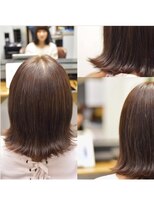 カミケン 方木田店(kamiken.)&nbsp;ナチュラル可愛い＊外ハネストレートミディ【カミケン方木田店】