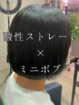 カノア(canoa)&nbsp;酸性ストレート×ミニボブ