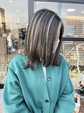 アンドファインヘアービューティー(AND FINE hair beauty) ホワイトハイライト