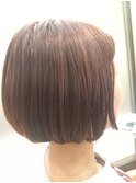内巻きミニボブ