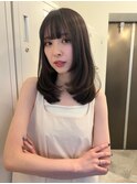 【YU_KA】レイヤーカット/グレージュ/前髪顔まわりカット