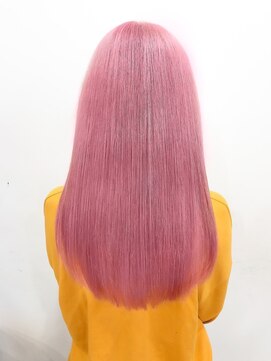 オブヘアーギンザ(Of HAIR GINZA) 激かわピンクカラー