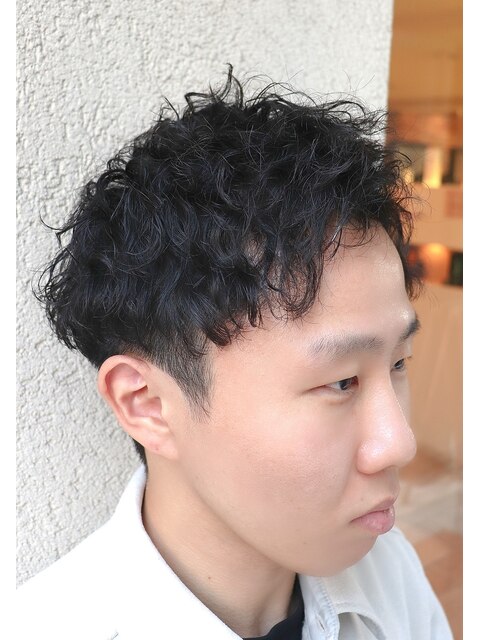 MEN'S　HAIR　　マッシュパーマ ツイストスパイラルパーマ