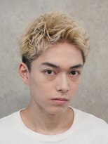原宿スパイキーショートアップバングツイストスパイラルパーマ