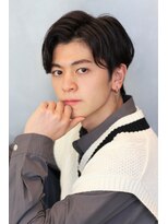 ノイセル 心斎橋(Noisyle)&nbsp;韓国前下がりセンターパートニュアンスパーマ