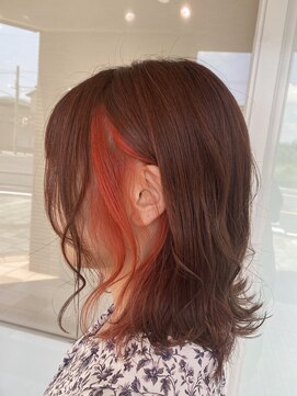 アントワープヘアー 知多半田駅前店(Antwerp hair) インナーオレンジ