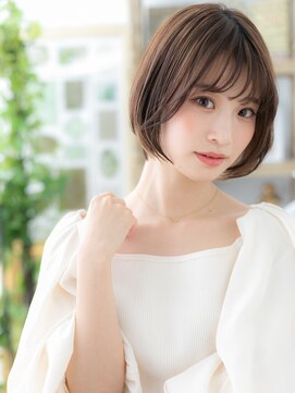 カバーヘア ブリス 北浦和(COVER HAIR bliss) シースルーバング小顔前下がりボブショートh3北浦和30代40代!