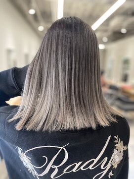 アヴァンス 京橋店(AVANCE) バレイヤージュとスタイリング楽ちん切りっぱなしボブ