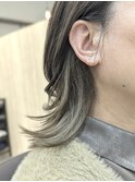 インナーカラー×グレー