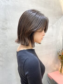 ロンドポレール 北千住(Lond polaire) メルティカラー似合わせカットウェーブミディアム髪質改善韓国