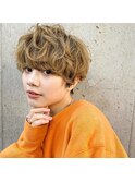 ☆ショートヘア丸みショート髪質改善似合わせカット前髪