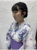 浴衣ヘアアレンジ