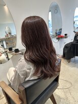 ジジ インターパーク 宇都宮(Gigi)&nbsp;カール/セミディ/シアーカラー/姫カット/ピンクベージュ