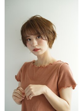 ルフュージュ バイ プロデュース 相模大野店(Refuge by Produce) くびれショート/マロンベージュ