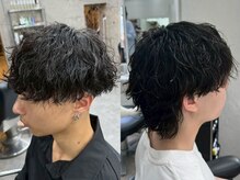 【ツイストスパイラルパーマ】簡単スタイリングと動きのあるスタイルを両立[メンズカット/町田/町田駅]