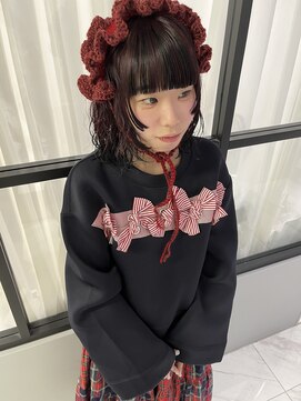 ヴァイス 新宿店(VAICE) ブリーチなしボルドーカラー