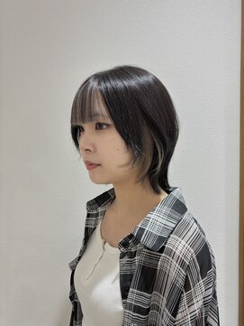 レンジヘアー(lange hair) ウルフ×フェイスフレーミング【鈴鹿/ウルフ/インナーカラー】