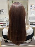 ミルクティーストレートヘア