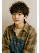 ヌードルバイコア(noodle by CoRe.gn)&nbsp;『ゆるくしゃパーマ × 古着系マッシュ』