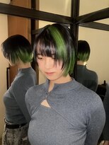 リー 梅田(Lee)&nbsp;Minato/インナー/セクションカラー/ポイントカラー/ケアブリーチ