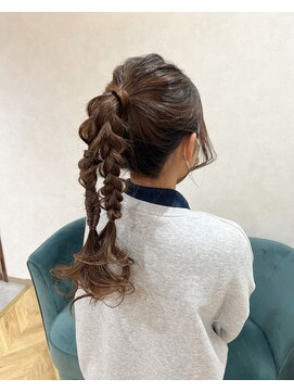 ロンドブルーム 天神大名店(Lond Bloom) 暗めカラー/ブリーチなしカラー/ヘアアレンジ/福岡/天神/20代