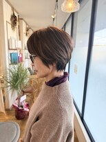 エース 糸島店(ase.)&nbsp;くびれショート＆白髪ぼかしハイライト