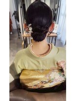 ウルー 博多店(uruu) 【シニヨン】博多/博多駅/ヘアセット/和装/着物/早朝