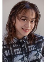 アッシュ 石神井公園店(Ash)&nbsp;【抜け感スタイル】シースルーバング×くびれ外ハネウェーブ