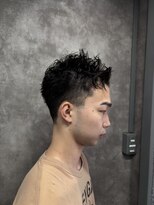 スピン 本八幡(SPIN)&nbsp;MEN’S HAIR/サーフカール/刈り上げセンターパート/本八幡