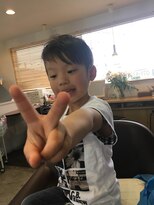 ヘアーズ ブルーヘブン(HAIR'S BLUE HEAVEN) アシメバングキッズ