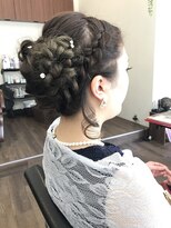 リル 阪神尼崎(LiL')&nbsp;編み込み☆パーティへアアレンジ