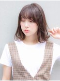 外ハネ ゆるふわ 流しバング☆