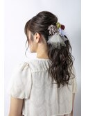 ゆるふわポニーテール　20代30代40代