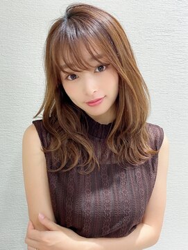 アフロート エル 錦糸町(AFLOAT L) マロンベージュ/くびれミディ/ラベンダーカラー/ゆるふわカール