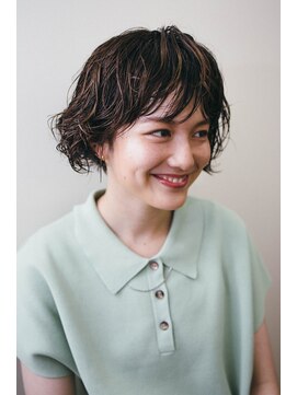 ピズム(PISM) 大人ニュアンス前髪ボブスタイル