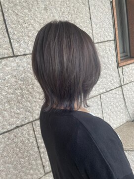 ライズ バイ レボ 柏店(RISE by REVO) ボブ/カーキグレージュ/大人かわいい/フェザーバング