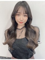 リコバイアフロート(riko by afloat)&nbsp;アッシュブラック/韓国風ヘア-/シースルーバング/