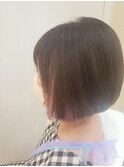 ショートボブ×ひし形