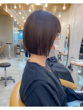 ロンドアジュール 横浜(Lond azur) 大人ミニボブ　20代.30代.40代　【久保田夢美】イメチェン