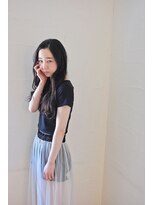 クラク 笹塚店(KURAKU) 小顔似合わせカットモテケアパーマグレージュカラー黒髪/笹塚