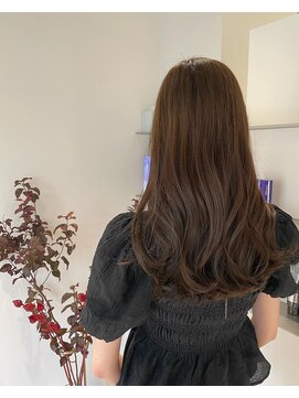 エデュコスゥリール(educo per sourile) 韓国風ロングヘア×アッシュベージュ