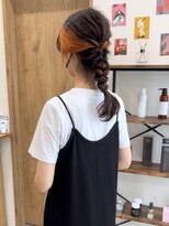 アノネ(anone)&nbsp;インナーカラー×オレンジ