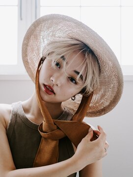 ミット バイ ツリー 吉祥寺(mit by tree) センターパートショート×メルティーカラー