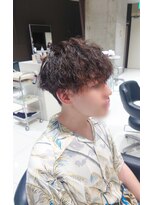 アヴァンスクロス あべのルシアス店(AVANCE. CROSS)&nbsp;ツーブロックマッシュ×ツイストスパイラルパーマ