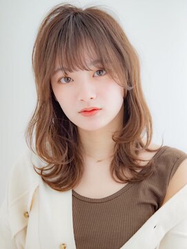 リール 銀座(R'EEL) 丸顔気になる方おすすめ☆くびれレイヤー×ショコラアッシュ