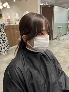 ボタン ハカタ(VOTAN hakata) 【ろみおStyle】結んだ時の割れ防止！顔まわりカット☆