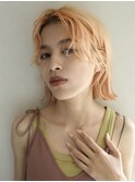 外ボブ/ハイトーン