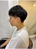 MEN’SHAIRアッシュブラックマッシュヘア